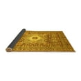 thumbnail image 2 of Ahgly Company Indoor Square Abstract Yellow Modern Area Rugs, 5' Square, 2 of 4