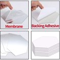 thumbnail image 2 of Hexagon Wall Decals, Mirror Wall Stickers,15 PCS Large Removable Acrylic Mirror Wall Stickers Non Glass Mirror 3D Wall Decor Plastic Mirror Tiles Self Adhesive Tiles for Home Living Room Bedroom D?cor, 2 of 7
