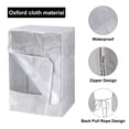 thumbnail image 3 of Uxcell Washer Cover Dustproof, Front Load Washing Machine Cover, 98x69x82cm (XXL) Silver Waterproof Cover for Washer, 3 of 4