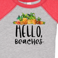 thumbnail image 4 of Inktastic Hello, Beaches Group of Pineapples Boys or Girls Baby Bodysuit, 4 of 5