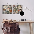 thumbnail image 4 of Stupell Industries Vintage Blooms Arrangement Botanical & Floral Painting Gray Framed Art Print Wall Art, 17 x 17, Set of 2, 4 of 10