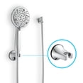 thumbnail image 3 of Mainstays Hand Shower Holder in Chrome, 3 of 4