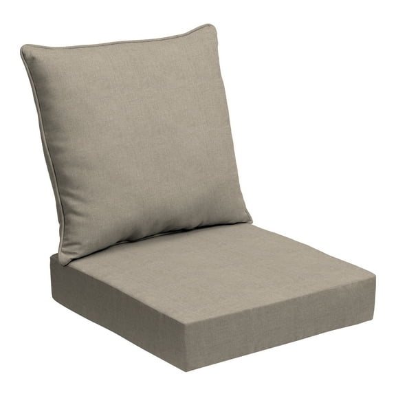 ARDEN Oceantex Outdoor Deep Seating Cushion Set 24 x 24, Natural Tan