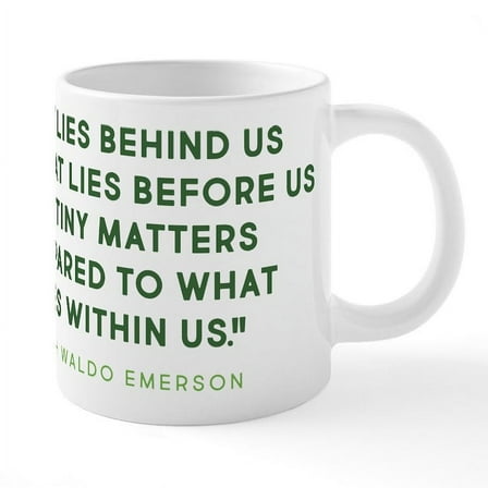 CafePress - Ralph Waldo Emerson What Li - 20 Oz White Ceramic Mega Mug