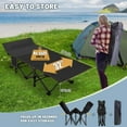 FICISOG Adults Folding Camping Cots 900lbs Layer Oxford Sleeping Cots with Carry Bag & Mattress