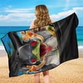 thumbnail image 4 of XYZCANDO Frog Car Seat Cover Towel Waterproof and Sweatproof Towels Seats Covers for Gym Workout Running Swimming Beach and Hiking Car Drying Towels & Seat Protectors, 4 of 7