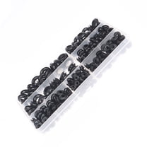 260Pcs Rubber Grommet Hole Plug Assortment Rubber Grommet Kits Hole Gasket Rings for Wiring Repair Assortment