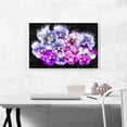 thumbnail image 2 of ARTCANVAS Purple Flowers Home decor Canvas Art Print - Size: 26" x 18" (0.75" Deep), 2 of 9