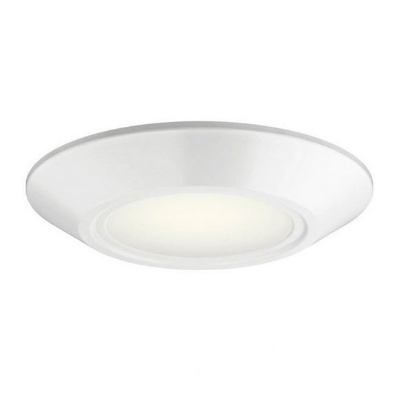 43873WHLED30-Kichler Lighting-Horizon III - 1 LED Downlight In Utilitarian Style-6.4 Inches Tall and 1.3 Inches Wide-White Finish-3000 Color
