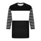 thumbnail image 4 of Blusas y camisas de manga larga con cuello redondo para hombre, estilo casual, con patchwork, cuello redondo, manga corta, blusa estampada para hombre, 4 of 4