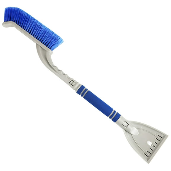 HOMEMAXS  Snow Shovel Pusher with Wheels Blower Ice Scraper Car Heated