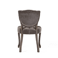 thumbnail image 4 of LiviNest Tufted Dining Chairs for Small Spaces: 2-Piece Set with Velvet Upholstery - Compact 33.75" Height & 21.25" Width for Apartments & Breakfast Nooks - Traditional Style with Wooden Legs, 4 of 6