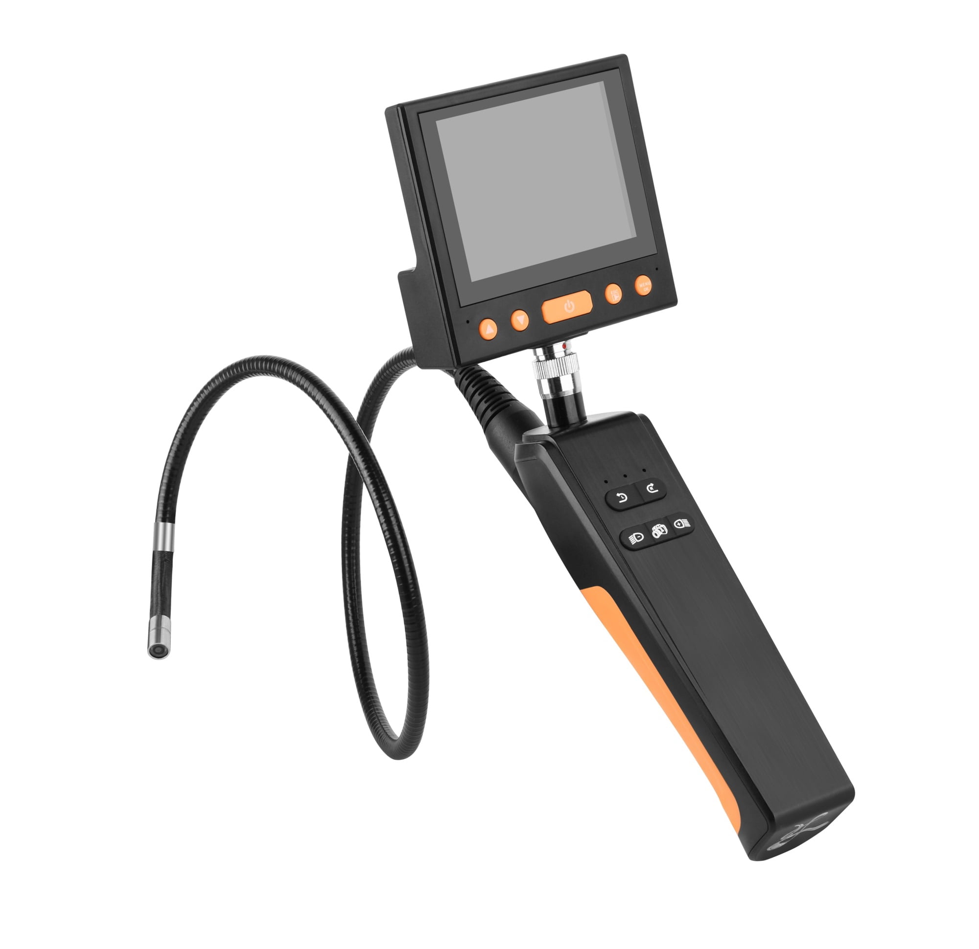 360 Degree Rotary Endoscope 8MM Rotation Sewer Endoscopic Piping Steering Inspection Camera Articulate Video Borescope For Cars for Measurement