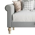 thumbnail image 5 of Home Design Chaise Upholstered Twin Daybed with Arched-Back Design, Gray – Adult Guest Room or Living Room, Easy Assembly, 5 of 5