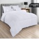 thumbnail image 2 of Edredón Utopia para ropa de cama California King para todas las estaciones, color blanco, 2 of 9