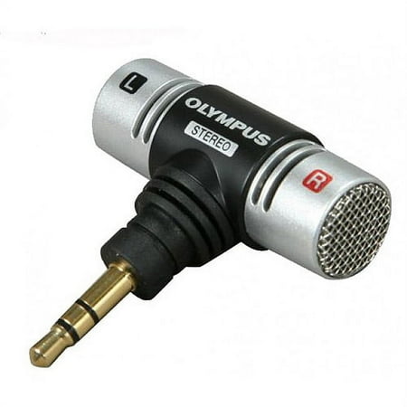 UPC: 0050332148024 | Olympus ME-51S – Microphone – black  silver – for Olympus DM-2  DM-4  DM-420  450  520  550  LS-11  WS-450  520  550  560  600  700  710