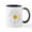 White/Black Inside, variant on CafePress - Fresh White Daisy Mugs - 11 oz Ceramic Mug - Novelty Coffee Tea Cup