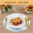thumbnail image 4 of Aqua Coastal Round 15 Inch Placemats Set of 8, Summer Ocean Coral Jellyfish Seahorse Starfish HeatResistant Non Slip Place Mats for Dining Table, Wipeable Braided Kitchen Table Mats for Housewarming, 4 of 9