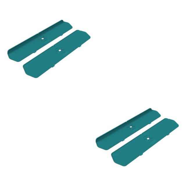 maskred 2 Pcs Tapis de Cuisine à Installation Facile Sécuritaire Fiable et Durable Grand Vert 2Ensemble