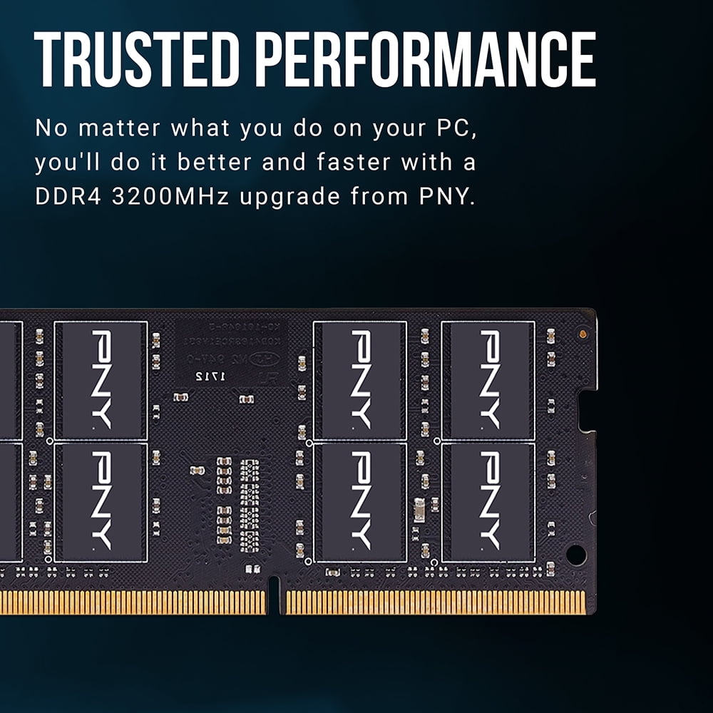 PNY 32GB (2x16GB) Performance DDR4 3200MHz Notebook Memory Kit