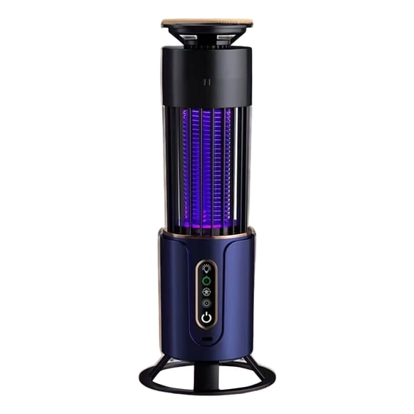 Cateissary Lámpara antimosquitos portátil de ABS con potente red eléctrica EV para interiores y exteriores Electrodomésticos azul
