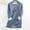 bleu, variante sur Costumes d'Halloween Grande Taille pour Femmes, Col Rond, Poche, Peluche Épaissie, Chauds, Hauts à Manches Longues, T-Shirts à Manches Longues pour Femmes en Liquidation