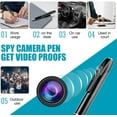 thumbnail image 4 of 1080P Spy Pen with 64GB SD Card – Mini Hidden Video Recorder, 150-Minute Battery ​, 4 of 9