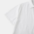 thumbnail image 7 of Ashirexll Mens Shirts Casual, Mens Button up Shirts Short Sleeve, Casual Fashion Short Sleeve Turndown Collar TOPS with Pocket Summer Casual Shirts for Daily, 7 of 7