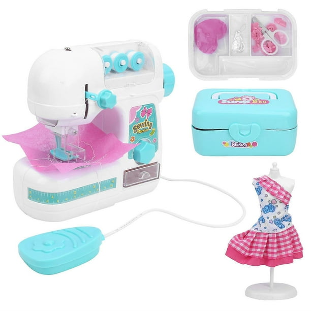 Kit de machine à coudre électrique domestique, mini machine à coudre, jouet pour vêtements pour enfants
