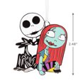 thumbnail image 4 of Hallmark Disney Tim Burton's The Nightmare before Christmas Jack and Sally Christmas Ornament, Metal, 4 of 6