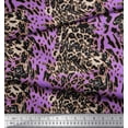 thumbnail image 2 of Soimoi Poly Georgette Fabric Leopard & Tiger Animal Skin Print Fabric by Yard 42 Inch Wide, 2 of 3