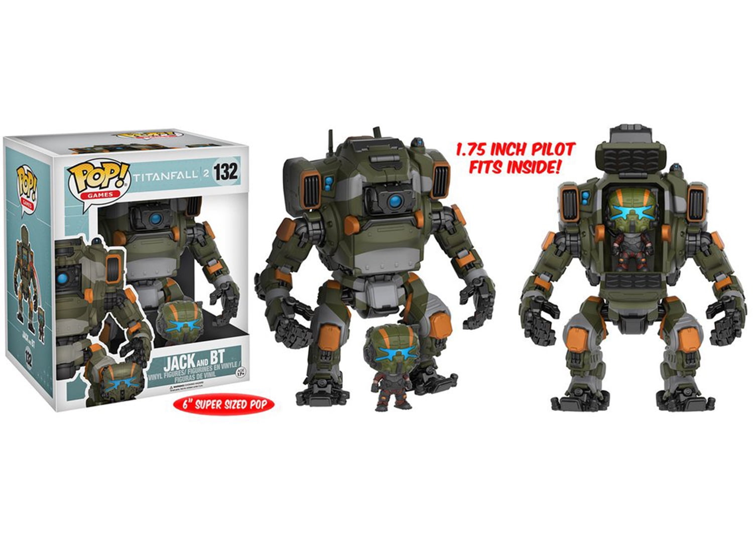 Collectible Toy Funko Games Titanfall 2 Jack Pop Vinyl Figure And Bt Titan Vehicle 2pc Set Multipack Of 3 Walmart Com Walmart Com