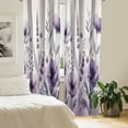 thumbnail image 3 of Ambesonne Purple 4-Panel Curtains, Watercolor Vintage Floral, 56"x63", Lilac Pale Grey Blush, 3 of 3