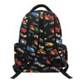 thumbnail image 4 of Uorisanigo Fire Sports Car Teens Backpack for Boys 8-15, Lightweight Elementary School Bookbag, Durable Rucksack with Adjustable Shoulder for Travel and Hiking, 4 of 7