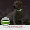 thumbnail image 5 of Minzimin 1Pcs Reflective Dog Collar with Buckle Adjustable Safety Nylon Collars for Small Medium Large Dogs, 5 of 7