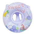 thumbnail image 1 of Purple Fruit Bear Asiento de piscina para bebés de 1 a 6 años, boya para bebés, piscina para bebés, anillo para bebés, flotador para niños, anillo de natación flotante, piscina inflable de t, 1 of 4