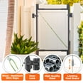 thumbnail image 4 of Fence Gate Kit DIY Gate Building Kit, 36"-72" Heavy Duty Wood Fence Gate Kit with 4-5 Feet Height, Fits Both 1"x4" and 2"x4" Wood, 4 of 8