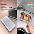 thumbnail image 4 of Cars Miroir de Voiture à DEL Tactile avec 3 Modes d'Éclairage, Rechargeable, Convient à Tout, Noir, 4 of 9