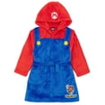 thumbnail image 1 of Nintendo Super Mario Peignoir à Capuchon Bleu pour Garçons, 1 of 7