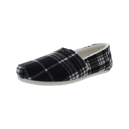 

Toms Womens Belmont Slip On Faux Shearling Flats