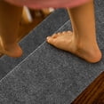 thumbnail image 4 of OULII 15 Pcs Stair Tread Covers Grey Polyester Wear Resistant For Elderly, 4 of 6