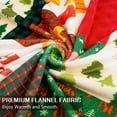 thumbnail image 2 of Christmas Throw Blanket Plaid, Xmas Tree Flannel Blanket, Soft Holiday Winter Blanket for Kids Adults, Vintage Warm Cozy Blanket for Couch Bed Sofa, Christmas Home Decor Gift, 50 x 60 Inches, 2 of 6