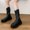Black, variant on Summer Saving Clearance AXXD Mid-Calf Boots,Soft Fall Boots For Women 2024 Cowboy Boots Couples Work Shoes Women Over-the-Knee Winter Shoes For Reduced Price