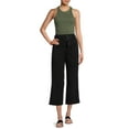 thumbnail image 4 of Time and Tru Women's Paperbag Belted Jeans, 4 of 5