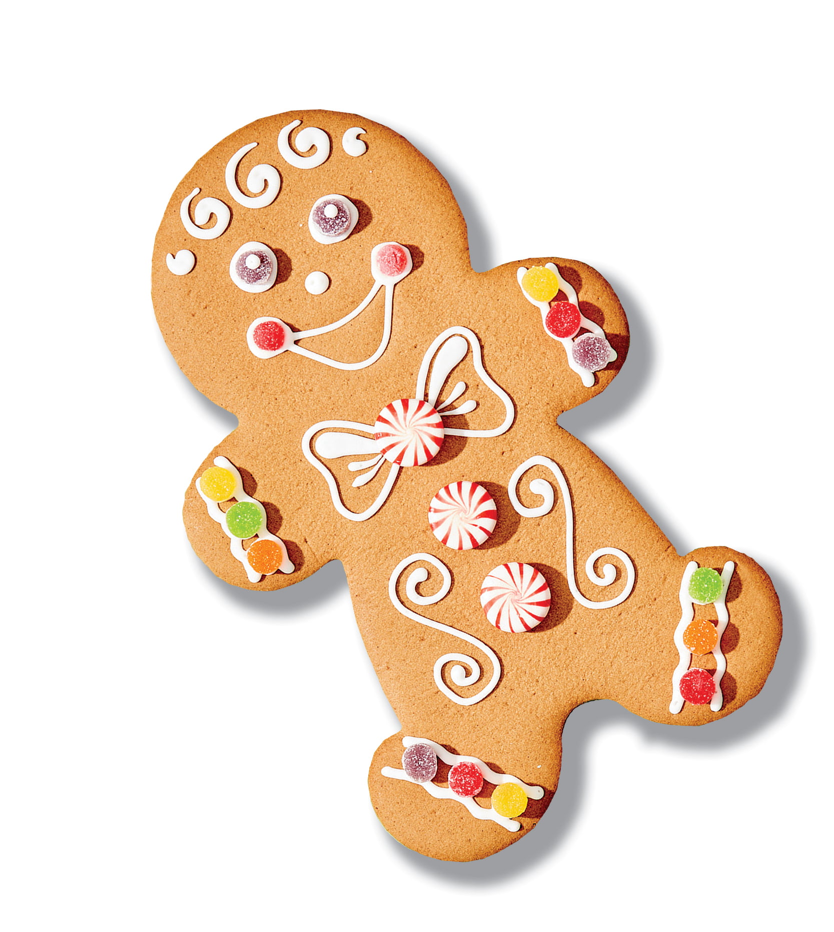 Giant Decorated Gingerbread Man Cookie