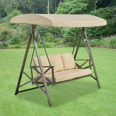 Garden Winds Replacement Canopy Top for Callimont Swing - Beige ...