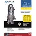 thumbnail image 2 of Bur-Cam 300910 1/2 HP Submersible Waterfall and Fountain Pump, 2 of 3