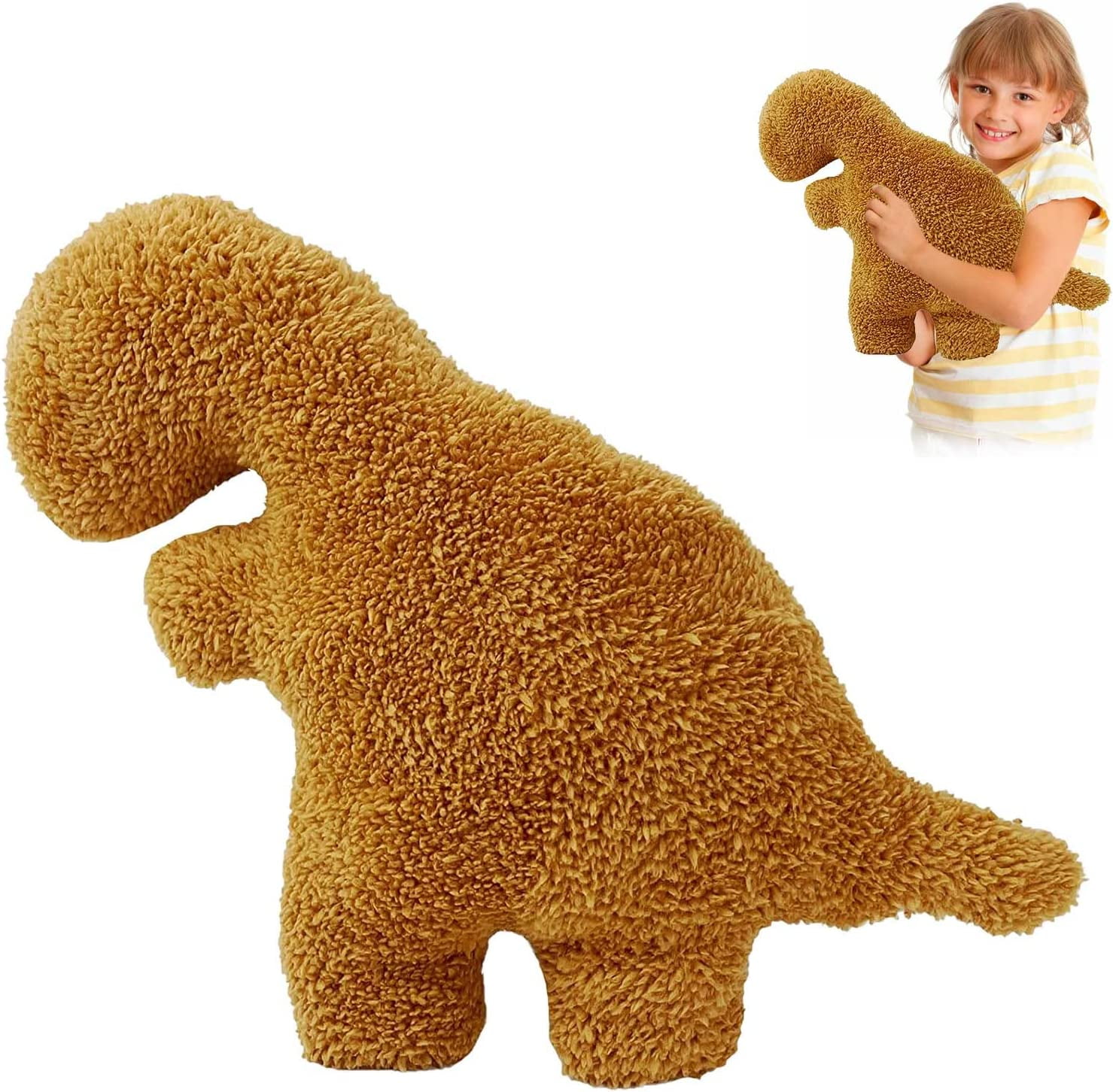 TRIANU Dino Nugget Pillow Dinosaur Chicken Nugget Plush Pillows Easter