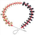 thumbnail image 2 of Comprobador de Roscas de Tuercas y Pernos, Juego de 26: Medidores Identificadores de TamañO de Rosca de Tuercas y Pernos Desmontables MéTricos de 14 Pulgadas y 12, 2 of 5