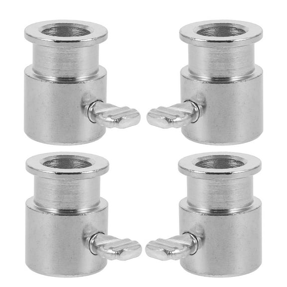 Masteelf 4pcs Rotisserie Spit Rod Stopper Grilling Rack Trussing Accessory Heavy Duty Metal Bolt Part Rotisserie Balance Weight Holder Spit Weight Stopper